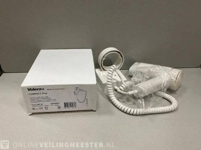 2x hotel föhn valera, compact plus, wit - afbeelding 1 van  2