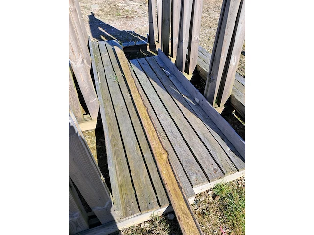 2x houten glasbok - afbeelding 8 van  10