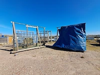2x houten glasbok - afbeelding 1 van  9