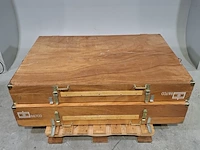 2x houten transportkist en 1x lessenaar - afbeelding 7 van  10