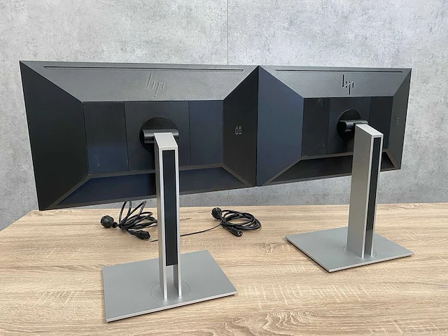 2x hp e22 g4 - 22'' monitor op verstelbare voet - hdmi, dp, vga - afbeelding 2 van  22