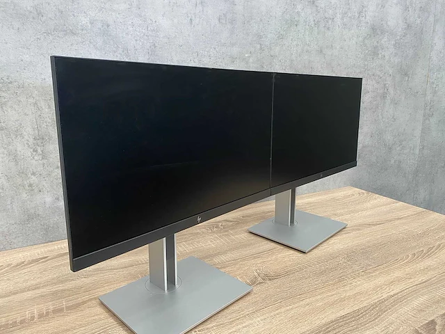 2x hp e22 g4 - 22'' monitor op verstelbare voet - hdmi, dp, vga - afbeelding 6 van  22