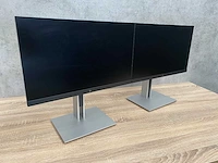 2x hp e22 g4 - 22'' monitor op verstelbare voet - hdmi, dp, vga - afbeelding 1 van  22