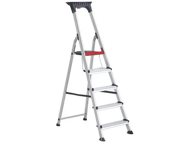 2x huishoudtrap 5-treeds altrex, double decker - afbeelding 1 van  7