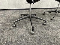 2x huislijk - ergonomische bureaustoel - beige leder - afbeelding 4 van  13