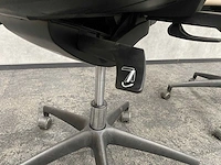 2x huislijk - ergonomische bureaustoel - beige leder - afbeelding 5 van  13