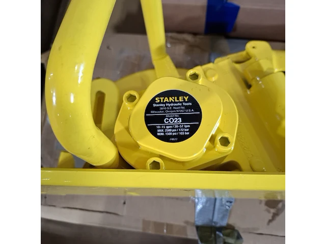 2x hydraulische afkortzaag en 1x hydraulische slagmoersleutel, o.a stanley, laco, o.a co23 - afbeelding 11 van  11