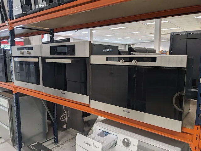 2x inbouw stoom oven en inbouw combi magnetron, miele - afbeelding 1 van  17