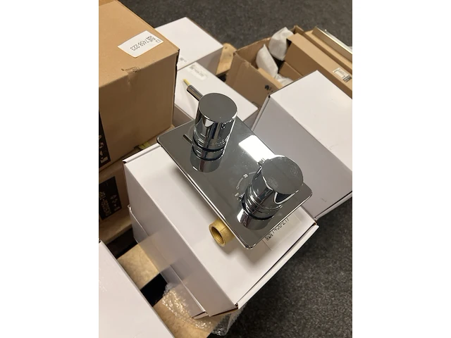 2x inbouw thermostaat, wiesbaden, caral, chroom - afbeelding 3 van  3