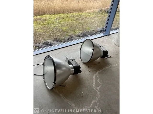 2x industriële hanglamp philips, mdk 400 - afbeelding 1 van  4