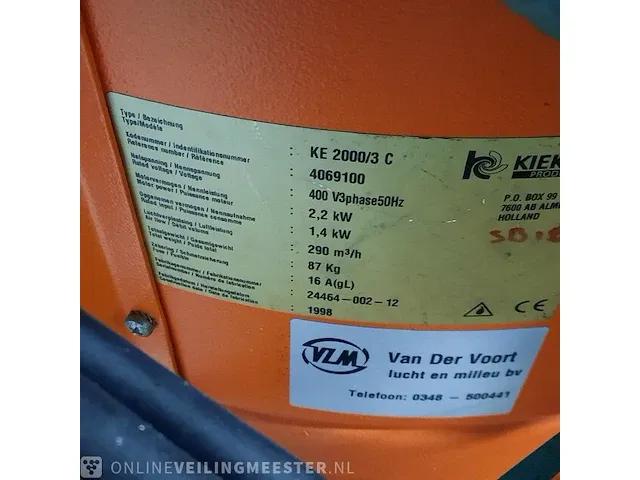 2x industriële stofzuiger kiekens, o.a. ke2000/3c - afbeelding 9 van  17