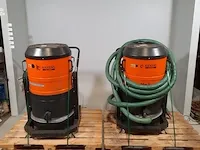 2x industriële stofzuiger kiekens, o.a. ke2000/3c