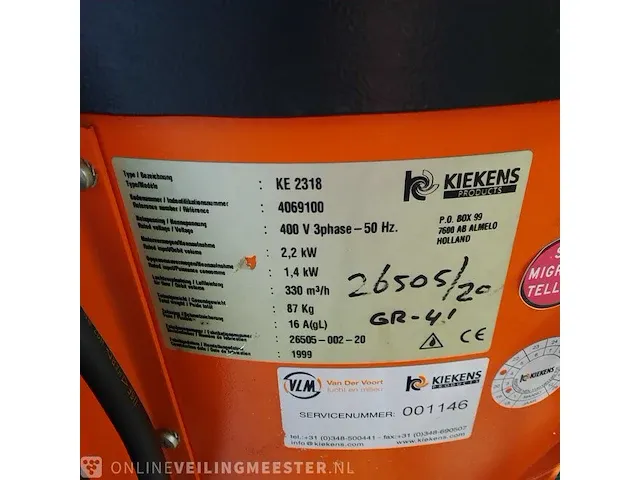 2x industriële stofzuiger kiekens, o.a. ke2000/3c - afbeelding 16 van  17