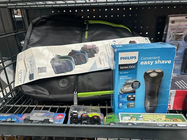 2x inhoud stellingvak w.o. dry saver, poef, w.o. philips, alpina - afbeelding 2 van  7