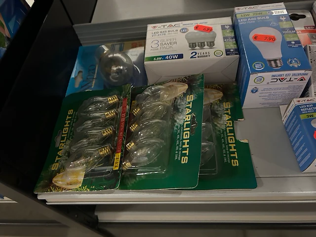 2x inhoud stellingvak w.o. lampen w.o. osram, philips - afbeelding 5 van  8