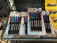 2x inhoud stellingvak w.o. markers, batterijen w.o. varta, philips - afbeelding 4 van  11