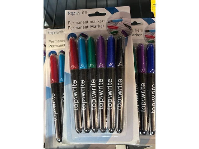 2x inhoud stellingvak w.o. markers, batterijen w.o. varta, philips - afbeelding 11 van  11