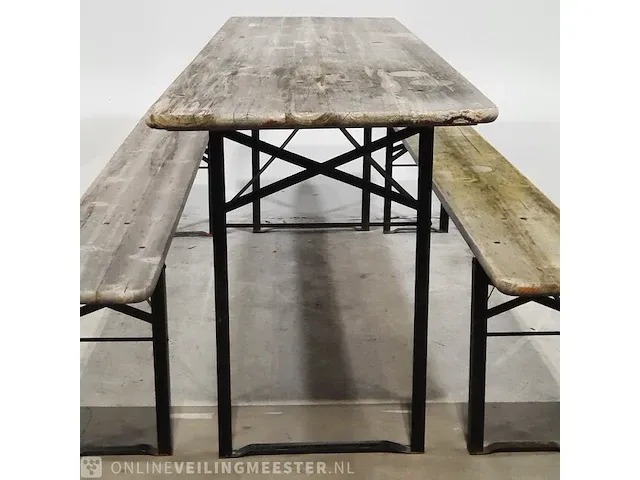 2x inklapbare tuinset , "bierbank" - afbeelding 3 van  8