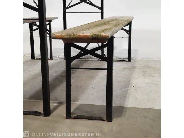 2x inklapbare tuinset , "bierbank" - afbeelding 5 van  8