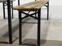 2x inklapbare tuinset , "bierbank" - afbeelding 5 van  8
