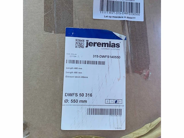 2x jeremias uitlaatsysteem rvs - afbeelding 2 van  2