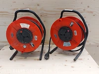 2x kabelhaspel 230v - afbeelding 1 van  4
