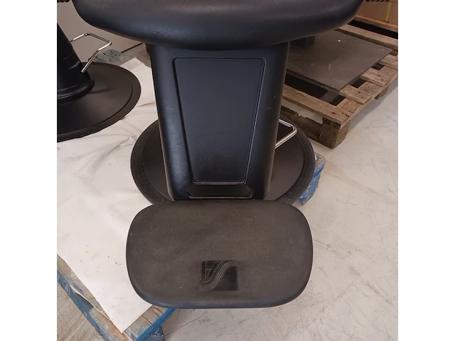 2x kapper stoel, salon ambience, zwart, tot 104 hoogte - afbeelding 2 van  14