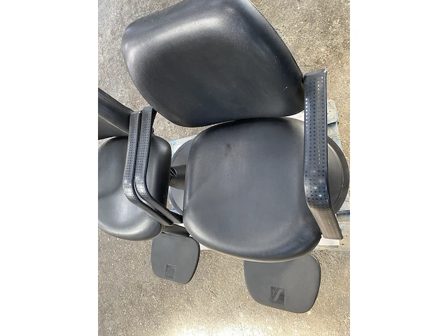 2x kapper stoel, salon ambience, zwart, tot 104 hoogte - afbeelding 8 van  14