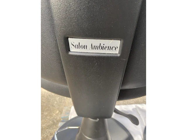 2x kapper stoel, salon ambience, zwart, tot 104 hoogte - afbeelding 9 van  14