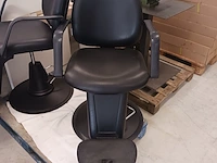 2x kapper stoel, salon ambience, zwart, tot 104 hoogte - afbeelding 14 van  14