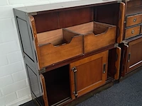 2x kast met lades en schuifdeuren authentic models, hout - afbeelding 2 van  8