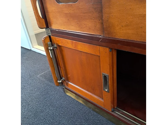 2x kast met lades en schuifdeuren authentic models, hout - afbeelding 4 van  8