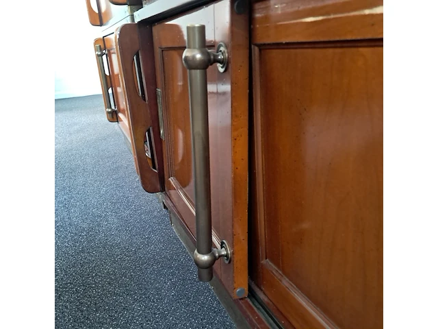 2x kast met lades en schuifdeuren, authentic models, hout - afbeelding 8 van  8