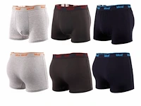 2x katoenen herenboxer ideal grijs & blauw 6xl - afbeelding 1 van  3