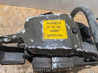 2x ketting zaag zonder blad in kist pioneer, p 41 nl army special - afbeelding 18 van  19