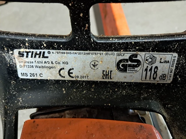 2x kettingzaag, stihl, ms 261 c, 2013 | 2017 - afbeelding 4 van  13