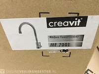 2x keukenkraan(cold) creavit, mf 7001, zilver - afbeelding 3 van  3