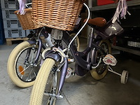 2x kinderfiets met zijwielen 14 inch volare, blossom - afbeelding 7 van  7