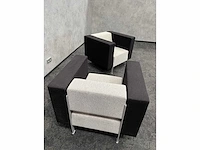 2x kinnarps pio - design fauteuil zwart-wit - afbeelding 7 van  17