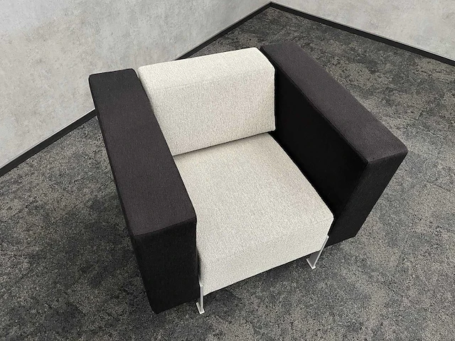 2x kinnarps pio - design fauteuil zwart-wit - afbeelding 8 van  17