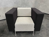 2x kinnarps pio - design fauteuil zwart-wit - afbeelding 15 van  17
