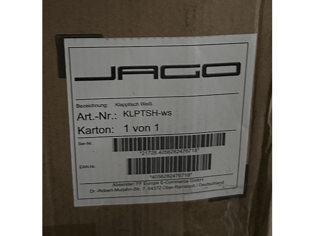 2x klaptafel jago, klptsh-ws - afbeelding 4 van  4