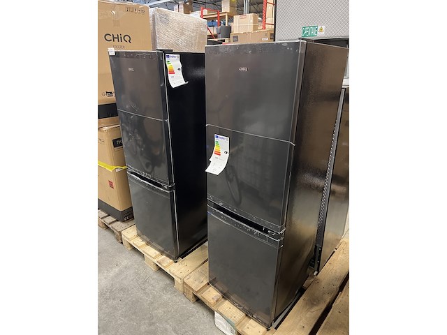 2x koel-vriescombinatie 157 liter chiq, fbm157l42 - afbeelding 3 van  9