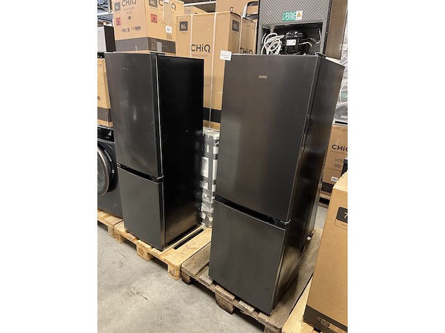 2x koel-vriescombinatie 157 liter chiq, fbm157l42 - afbeelding 3 van  7