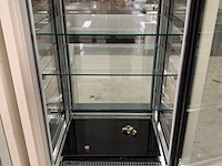 2x koelvitrine/ gebaksvitrine, isa cristal tower, wit - afbeelding 4 van  15