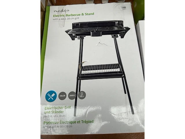 2x kookplaat, 1x bbq, 1x waterkoker, 1x vliegenlamp nedis - afbeelding 3 van  6