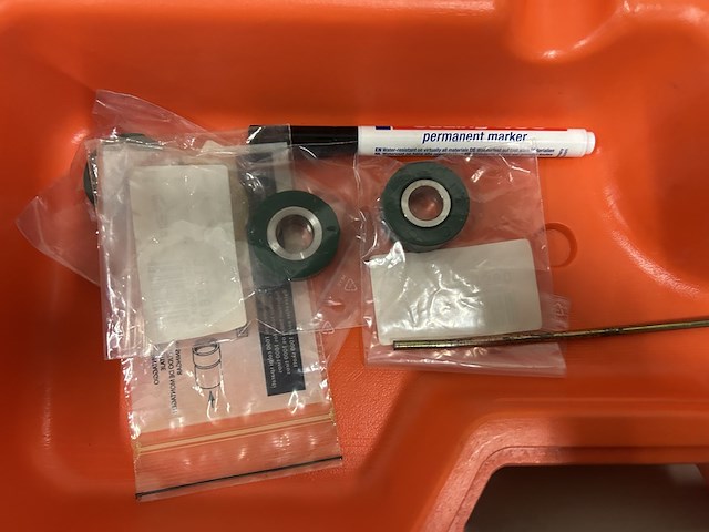 2x kruitschiethamer in koffer, spit, p230 - afbeelding 5 van  6