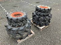 2x kubota minitractor wielen set - afbeelding 1 van  9