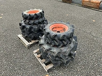 2x kubota minitractor wielen set - afbeelding 6 van  9