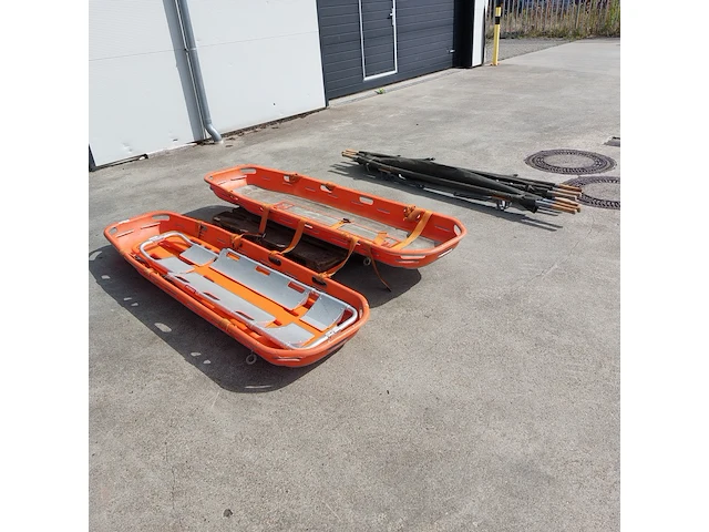 2x kuipbrancard, ferno, model 71, en 3x opvouwbare brancard - afbeelding 2 van  9